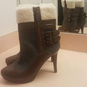 Elle wool boots